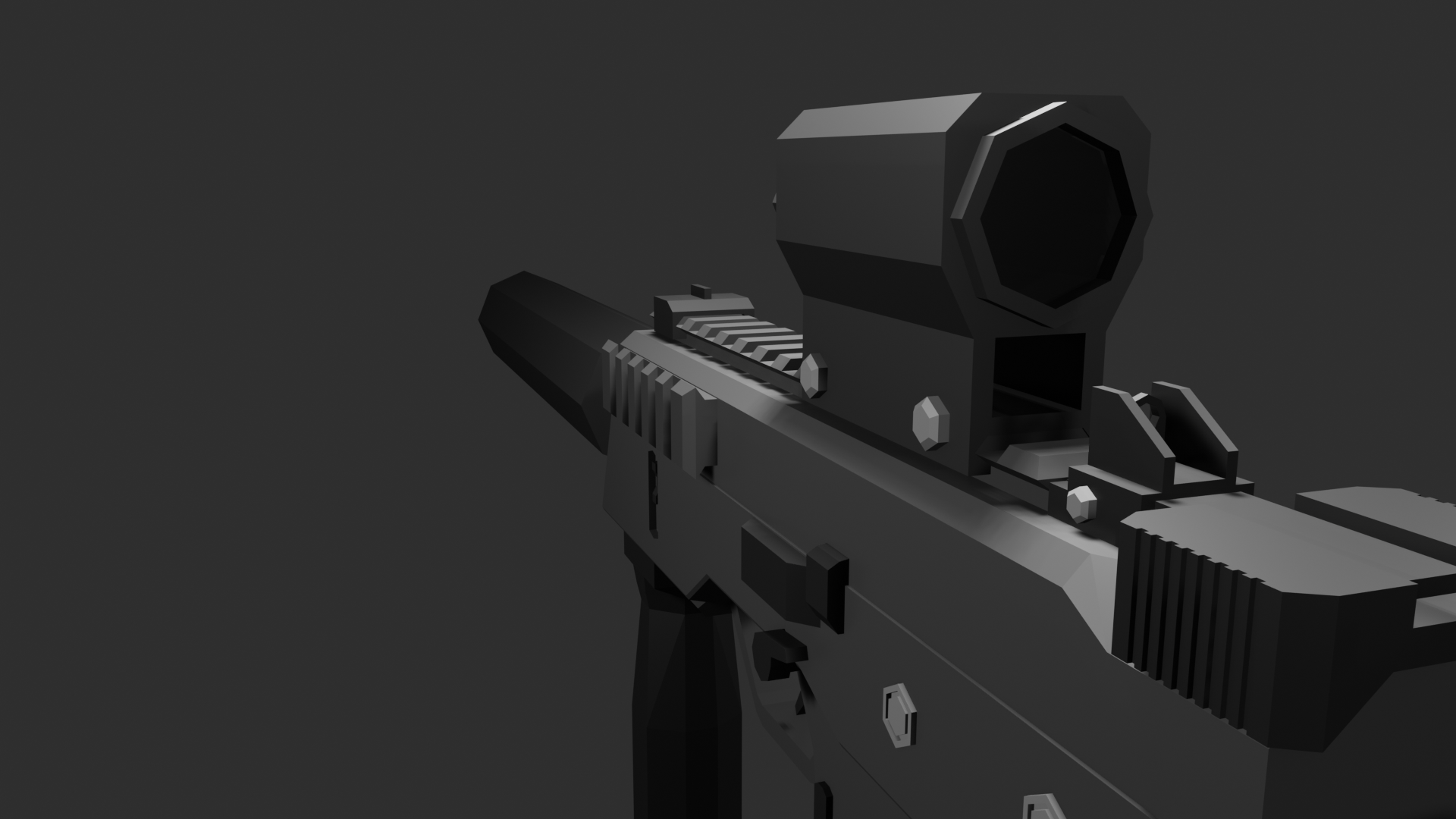Low Poly MP9 Modified preview image 5